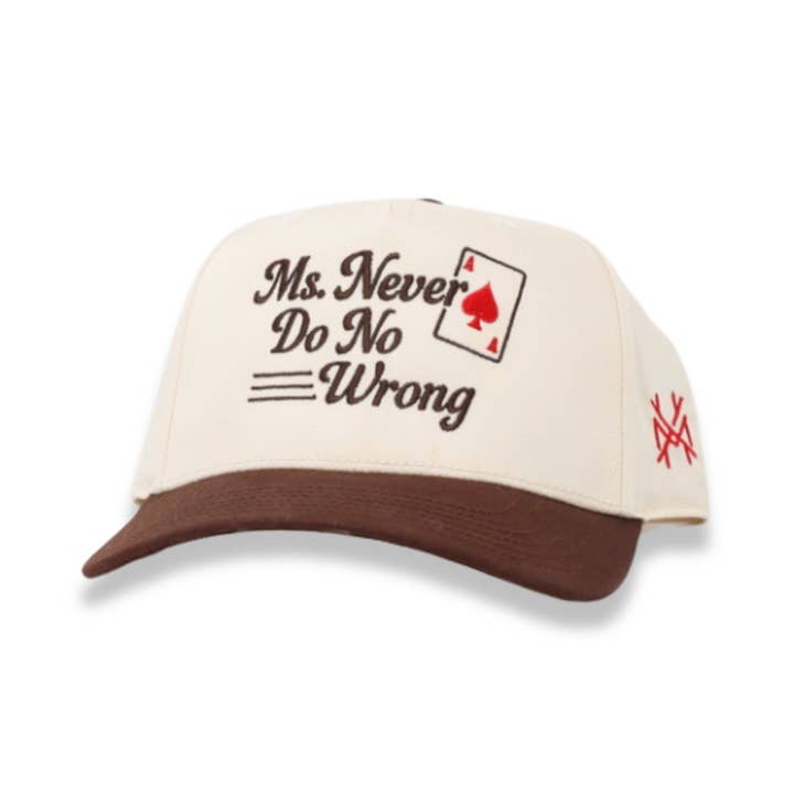 Ms. Never Do No Wrong for wholesale by The Mad Hatter Co