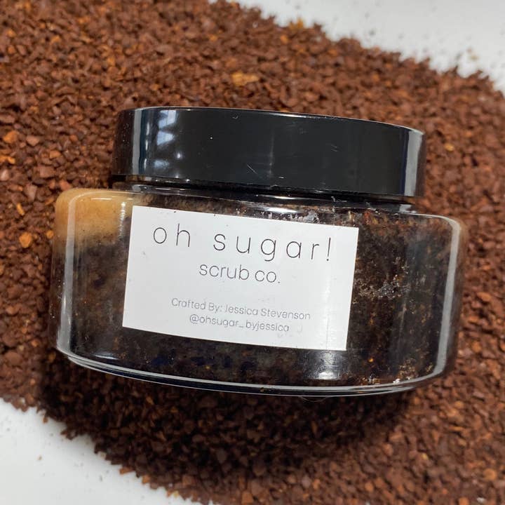 Classic Coffee Body Scrub - Klein voor wholesale door oh sugar!