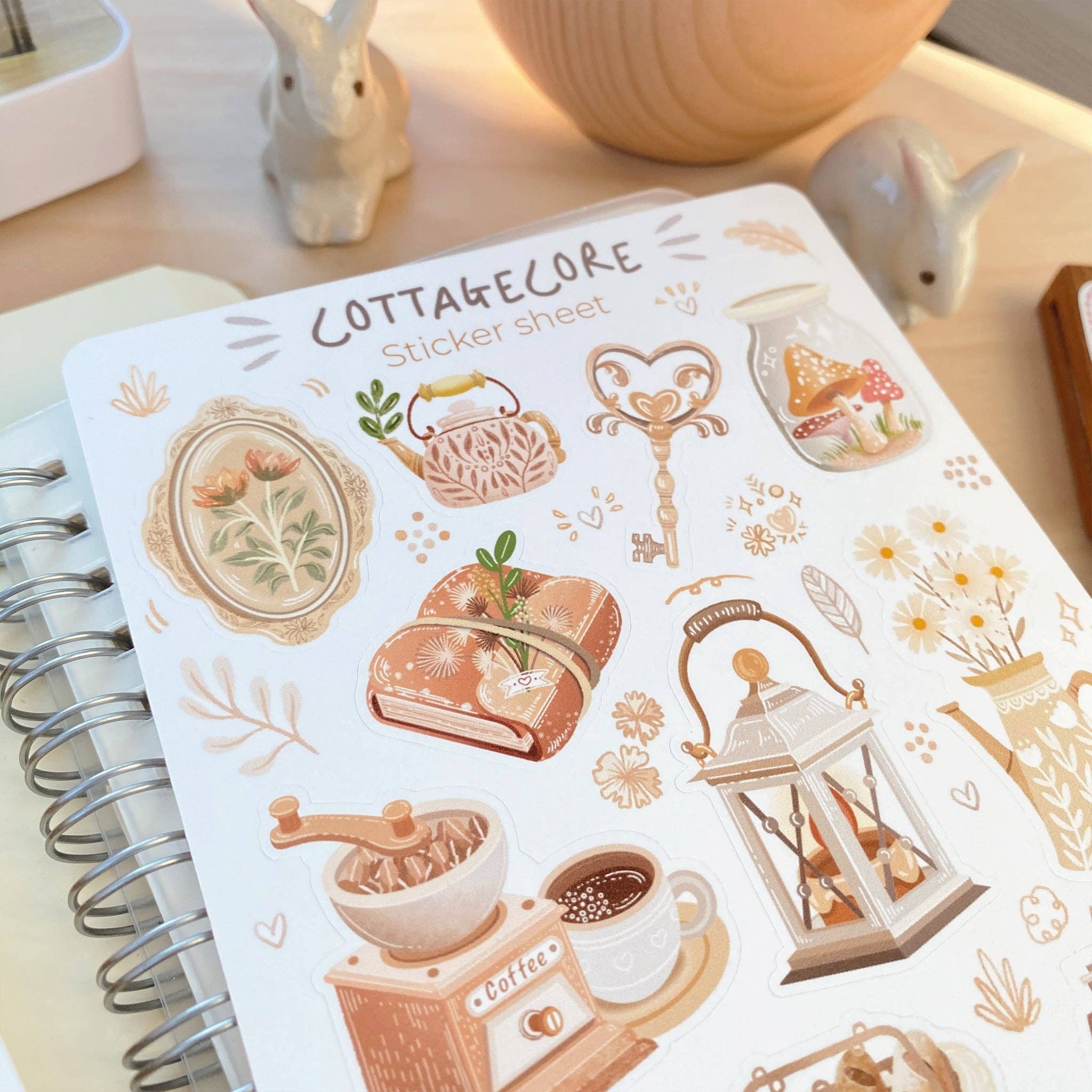 Lettoon - Wholesale Sticker - Sticker Sheet - Cottagecore9