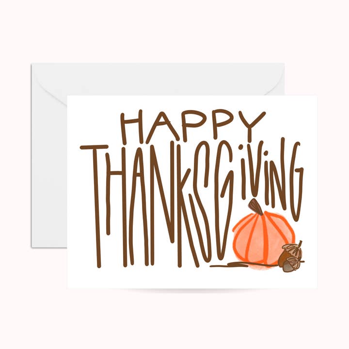 Happy Thanksgiving wenskaart voor wholesale door Anna Whitham Co.