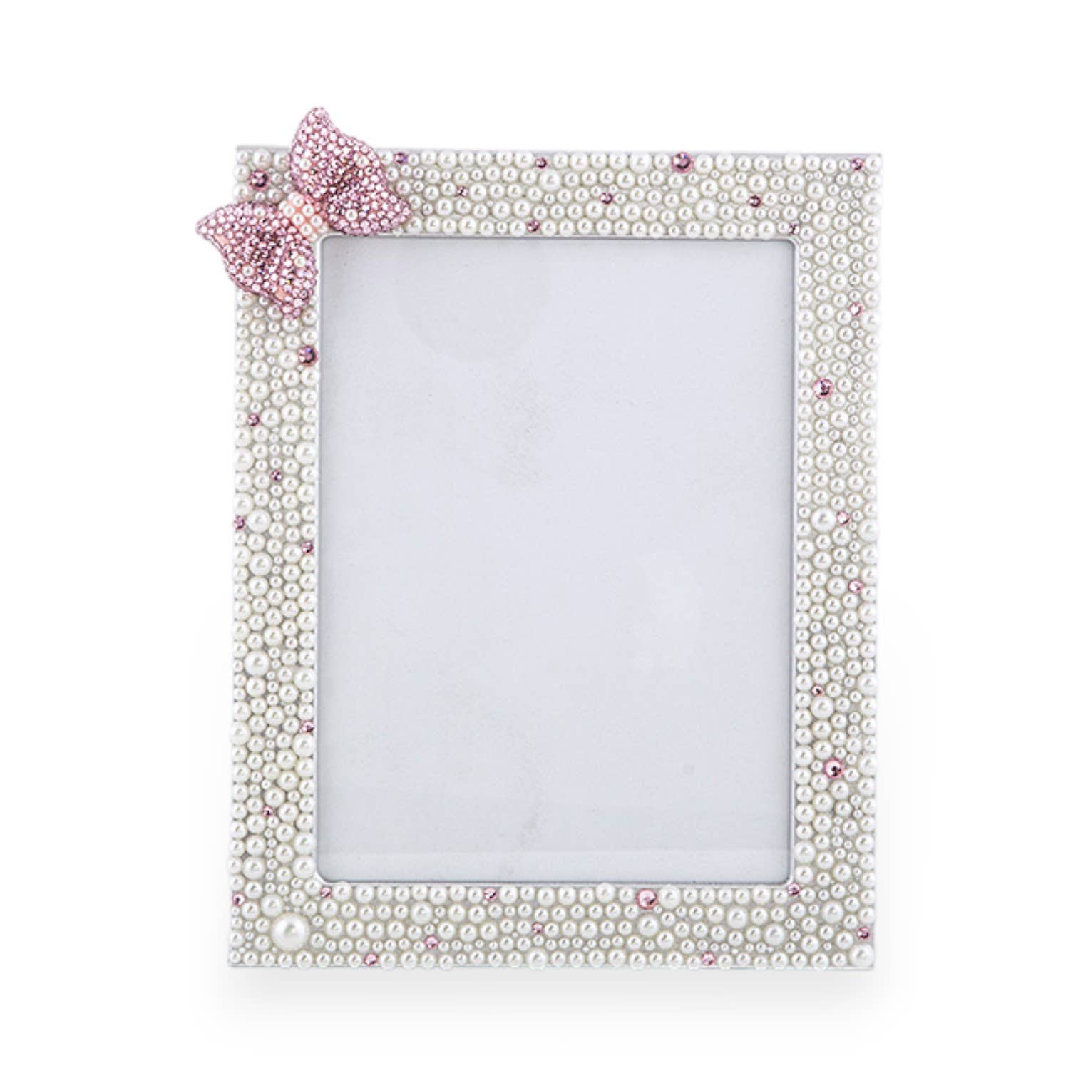 Rose Crystal Bow Large Picture Frame for wholesale on Faire