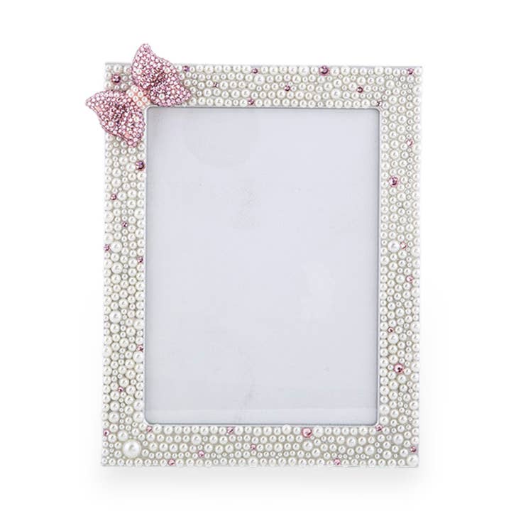 Rose Crystal Bow Large Picture Frame for wholesale on Faire0