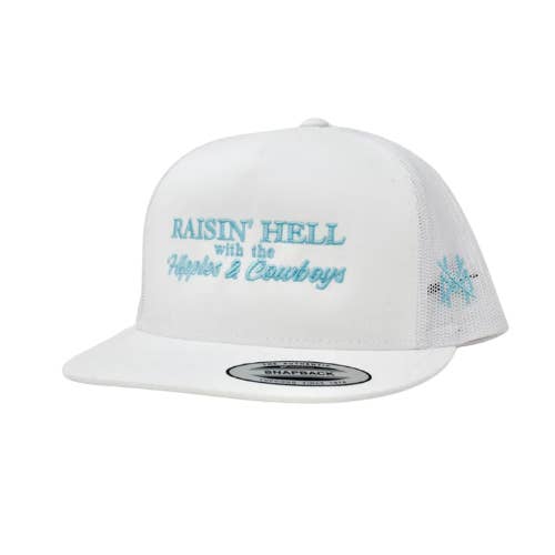 The Mad Hatter Co - Wholesale Trucker Hat - Unisex - MHC Raising Hell with the Hippies and Cowboys