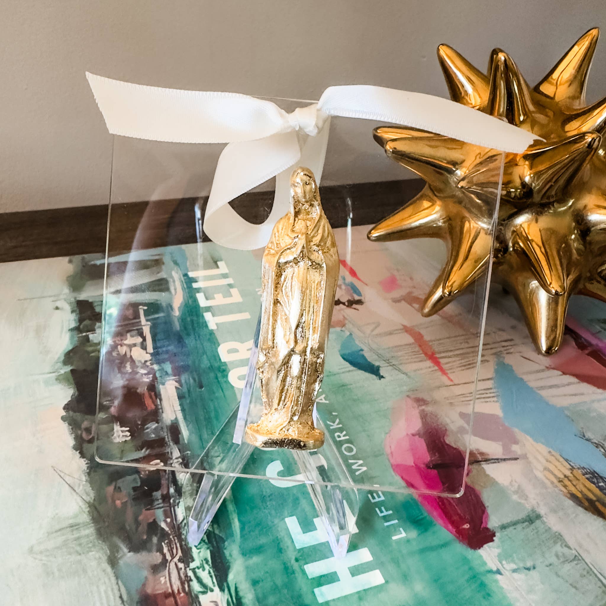 Sidebar Designs - Wholesale Ornament - Ornament - Mother Mary on Acrylic1