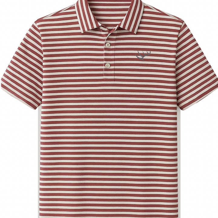 Polo HTh Performance - Cremisi/Bianco per la vendita all'ingrosso da parte di Hunt to Harvest