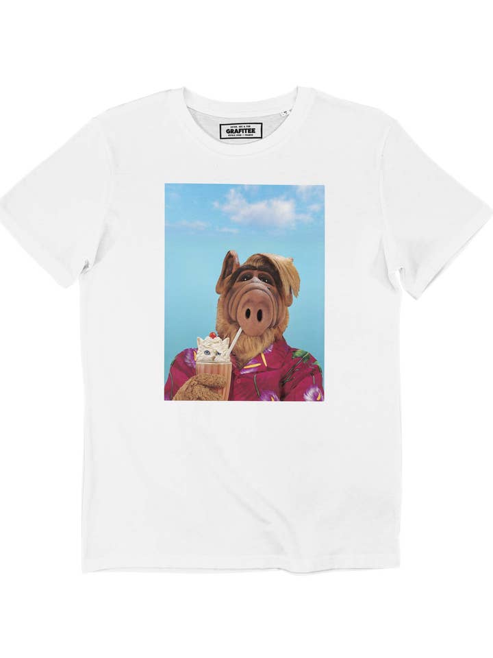 T-shirt Alf Milkshake - T-shirt Serie 80'erne for engroshandel hos Grafitee