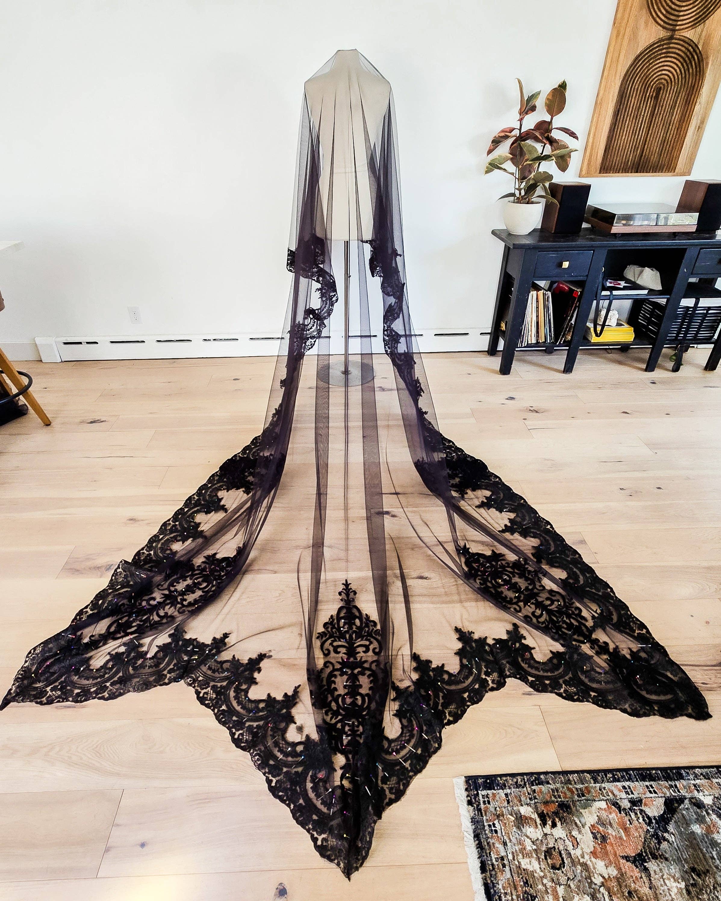 Lovesick Rebel - Wholesale Veil - Women's - Morticia Veil - One of a kind1