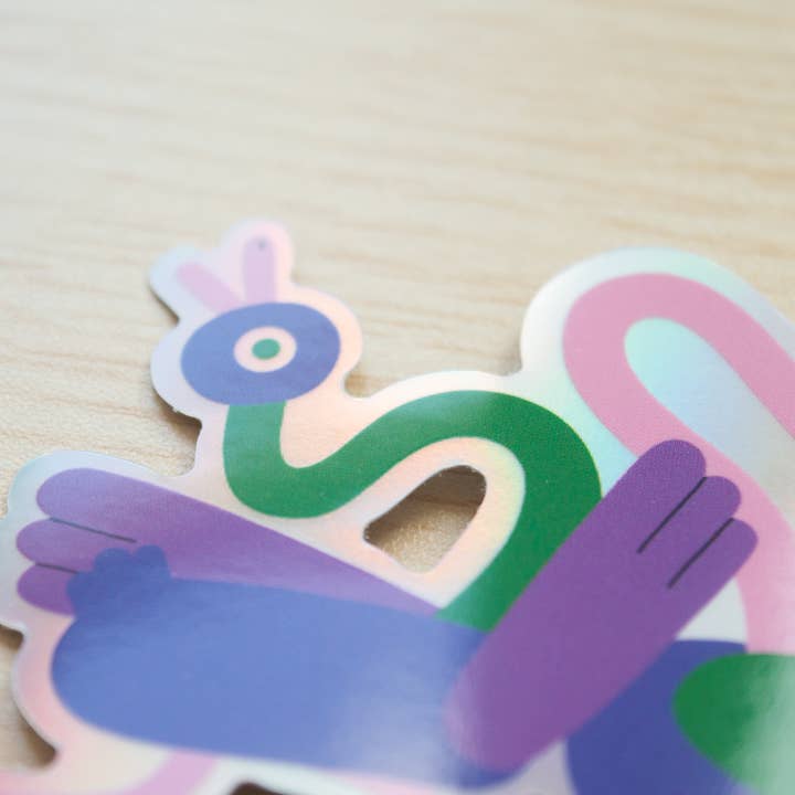 Lauren Morsley - Venta al por mayor Pegatina - Pegatina Holográfica de Patos Bailarines2