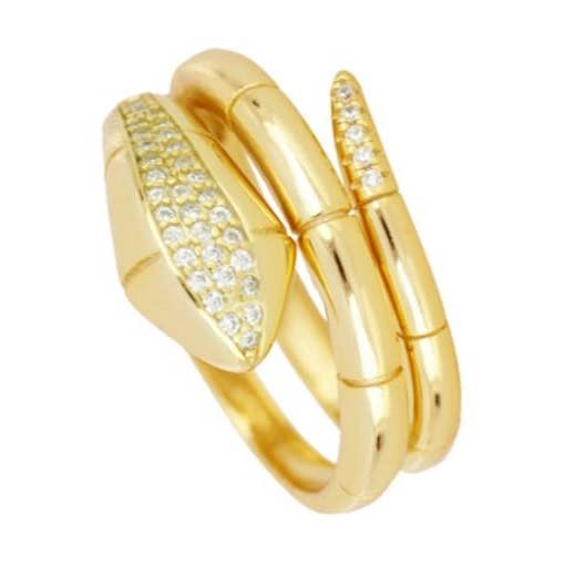 Boa ring. for wholesale by JEWELS BY AGATHE