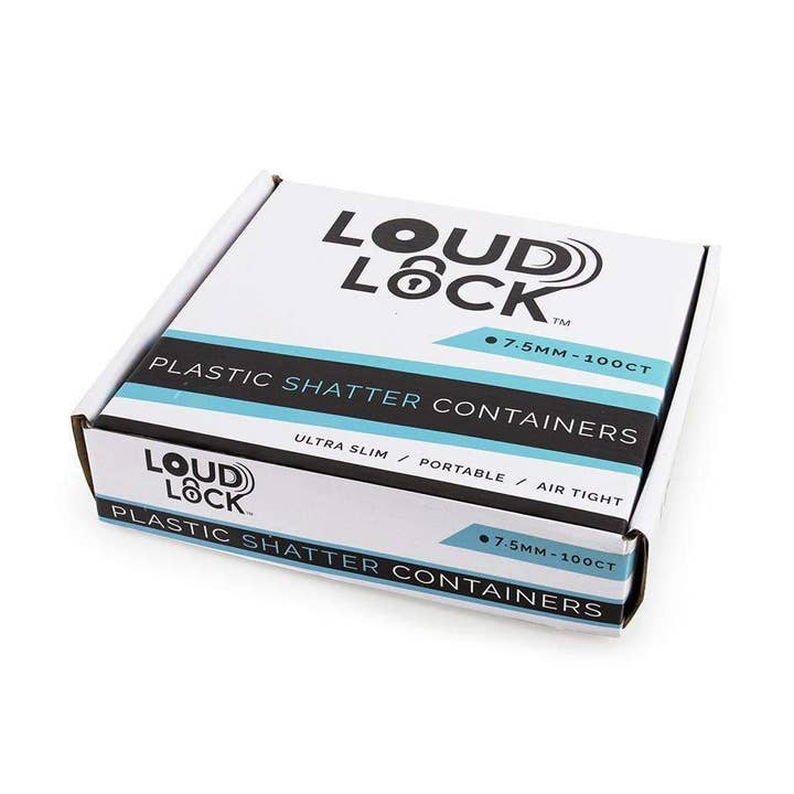 Loud Lock Plastic Shatter Containers for wholesale by Cannatron