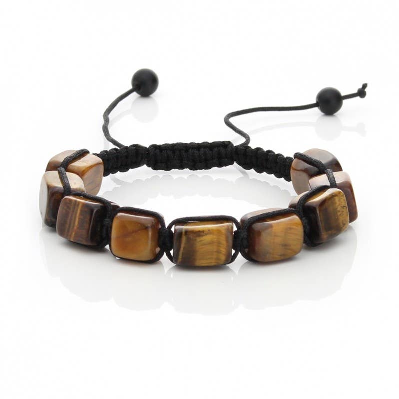 UniArt – wholesale Pärlarmband – Justerbart armband med naturliga chakrasstenar5