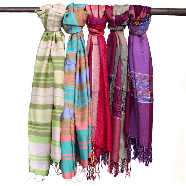 Ancient Wisdom – wholesale Scarf – Women's – Indian Boho & Varanasi Scarves (Mixed Packs)9
