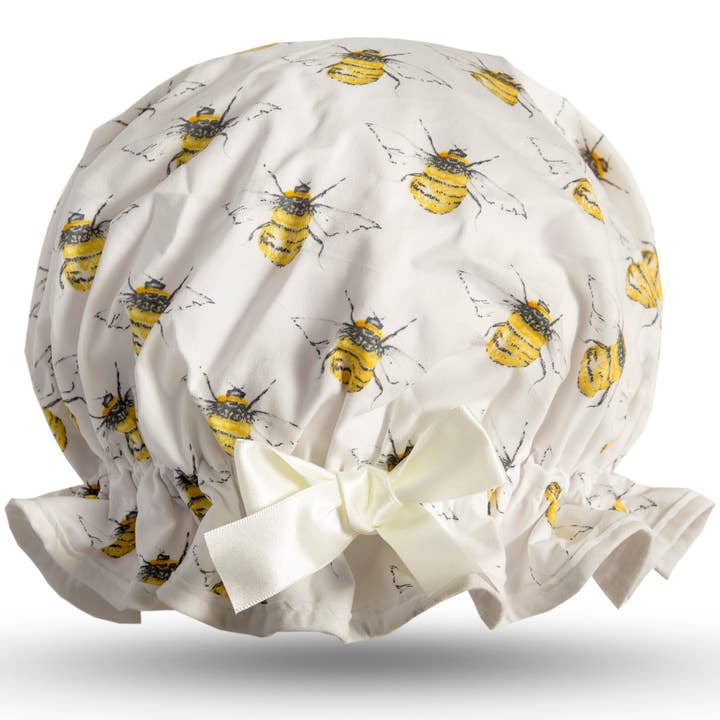 Bonnet de douche abeille pour la vente par Dilly Daydream