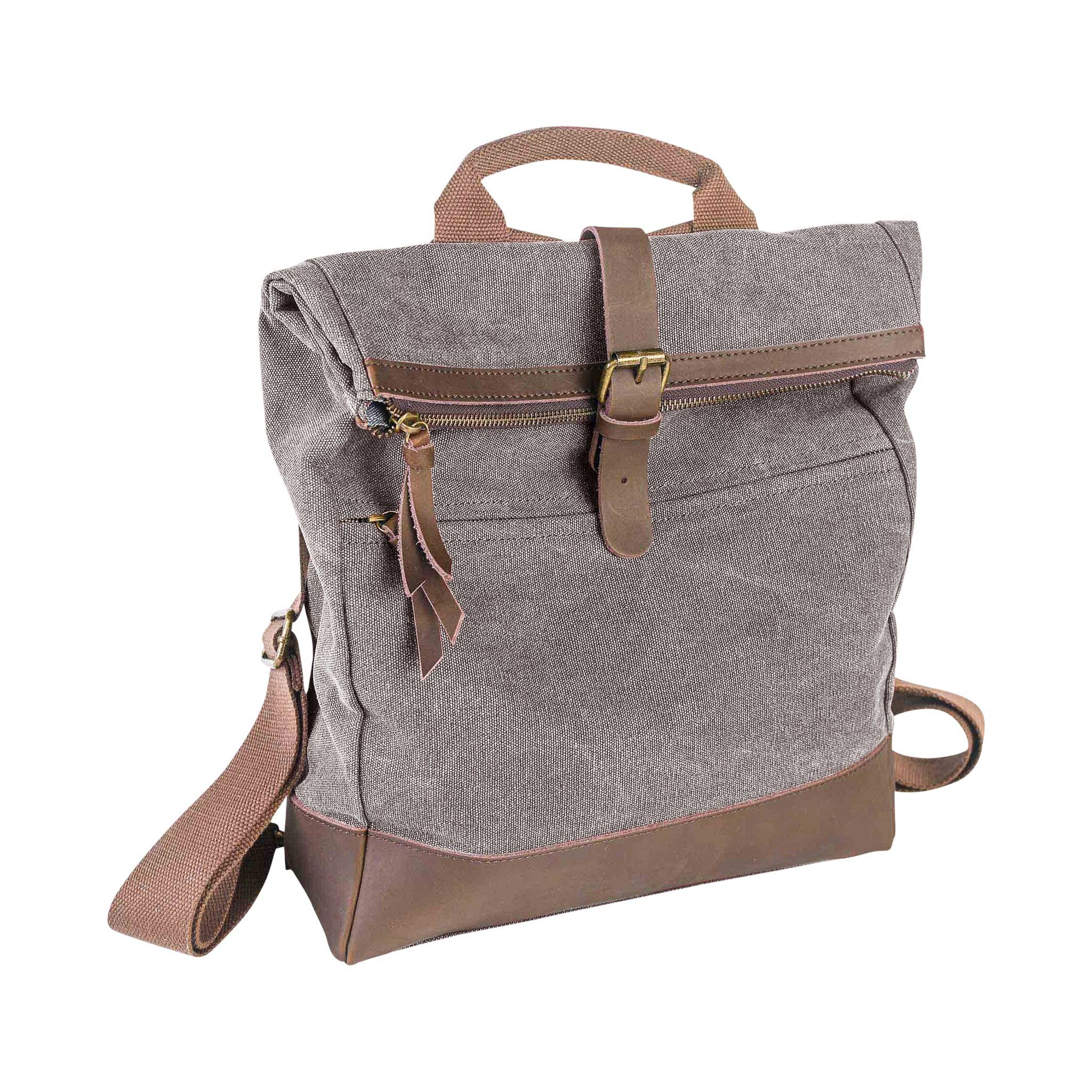 ZEDE PARIS - Vente Sac à dos – unisexe - ECOLE MILITAIRE - Sac à dos en toile et cuir35