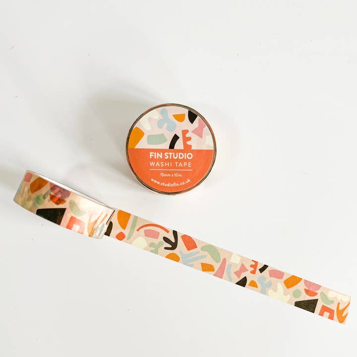 Fin Studio - Wholesale Washi Tape - Patterned Washi Tape, Bullet Journal Tape / Aloha