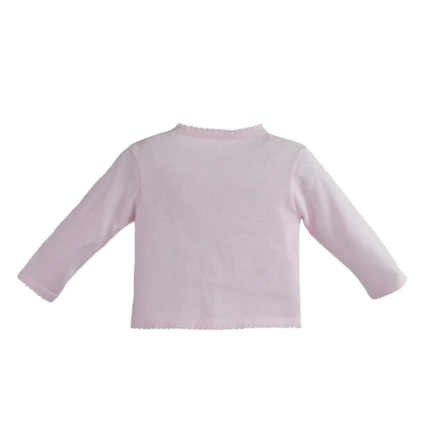 Petit Ami & Zubels - Wholesale Cardigan - Baby - Scalloped Edge Cardigan Sweater - 2 Colors1