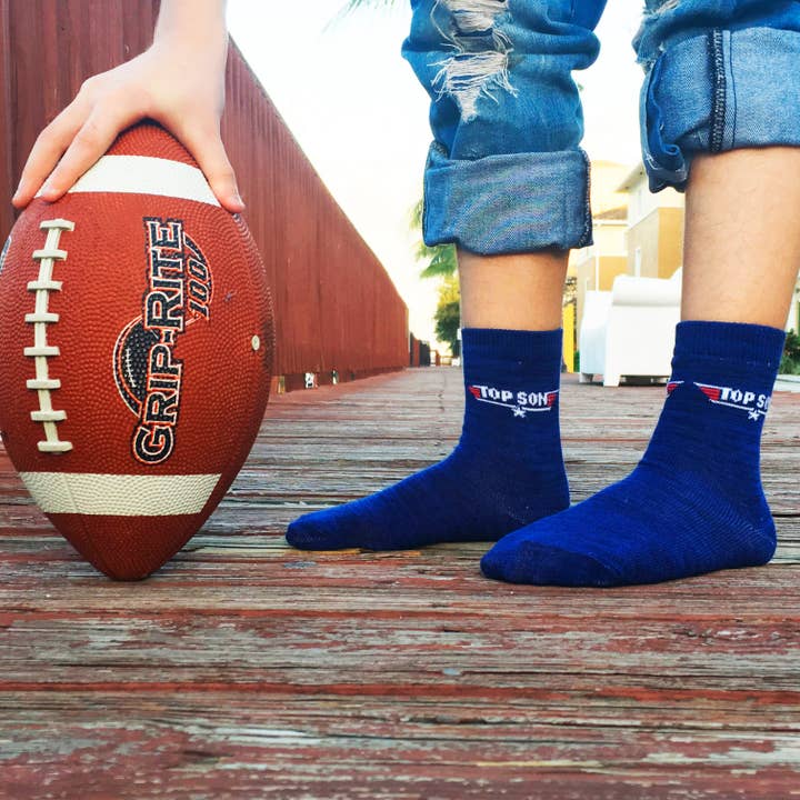 Liventi – wholesale Socks – Men's – 2-pair Sidekicks Daddy and Me Top Dad / Son Socks Set