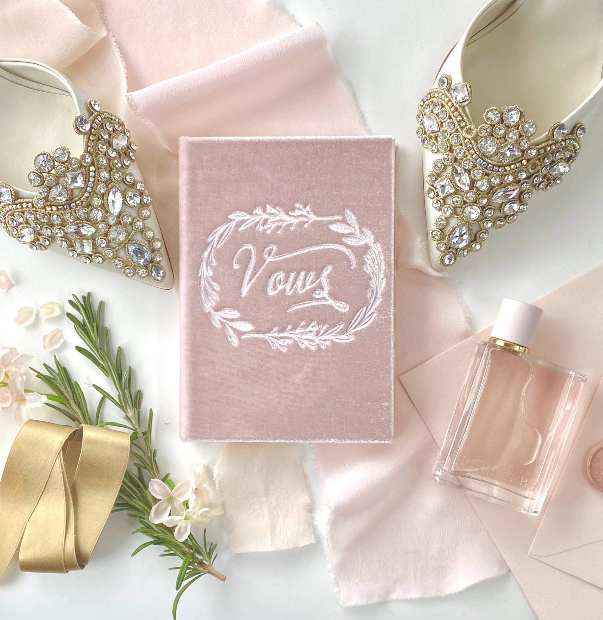 The First Snow - Vente Journal intime - Livre de vœux de mariage en velours de soie - Couleurs assorties1