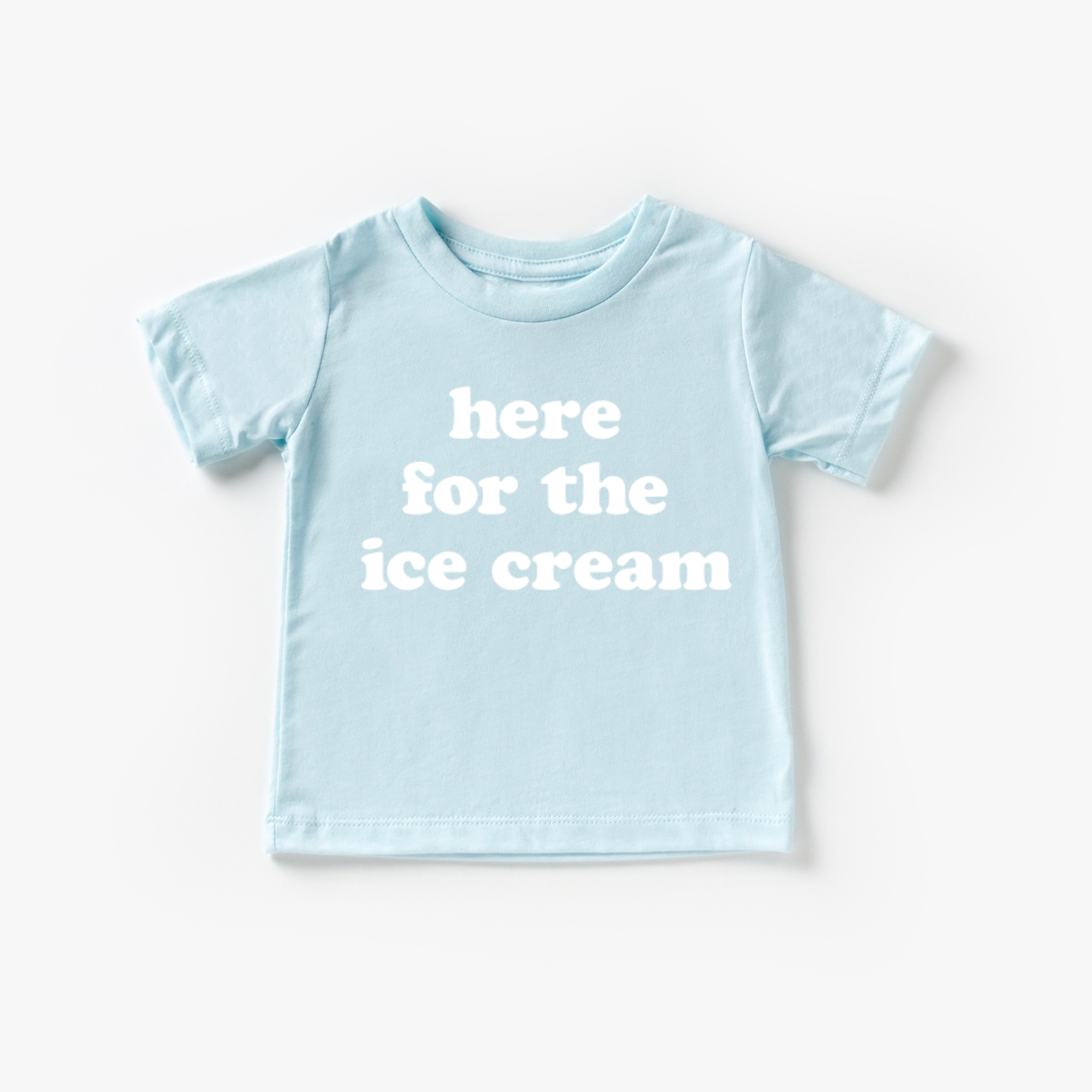 Benny & Ray Apparel - Wholesale Screen Printed T-Shirt - Kids - Here for the Ice Cream! Toddler and Youth Summer Shirt20