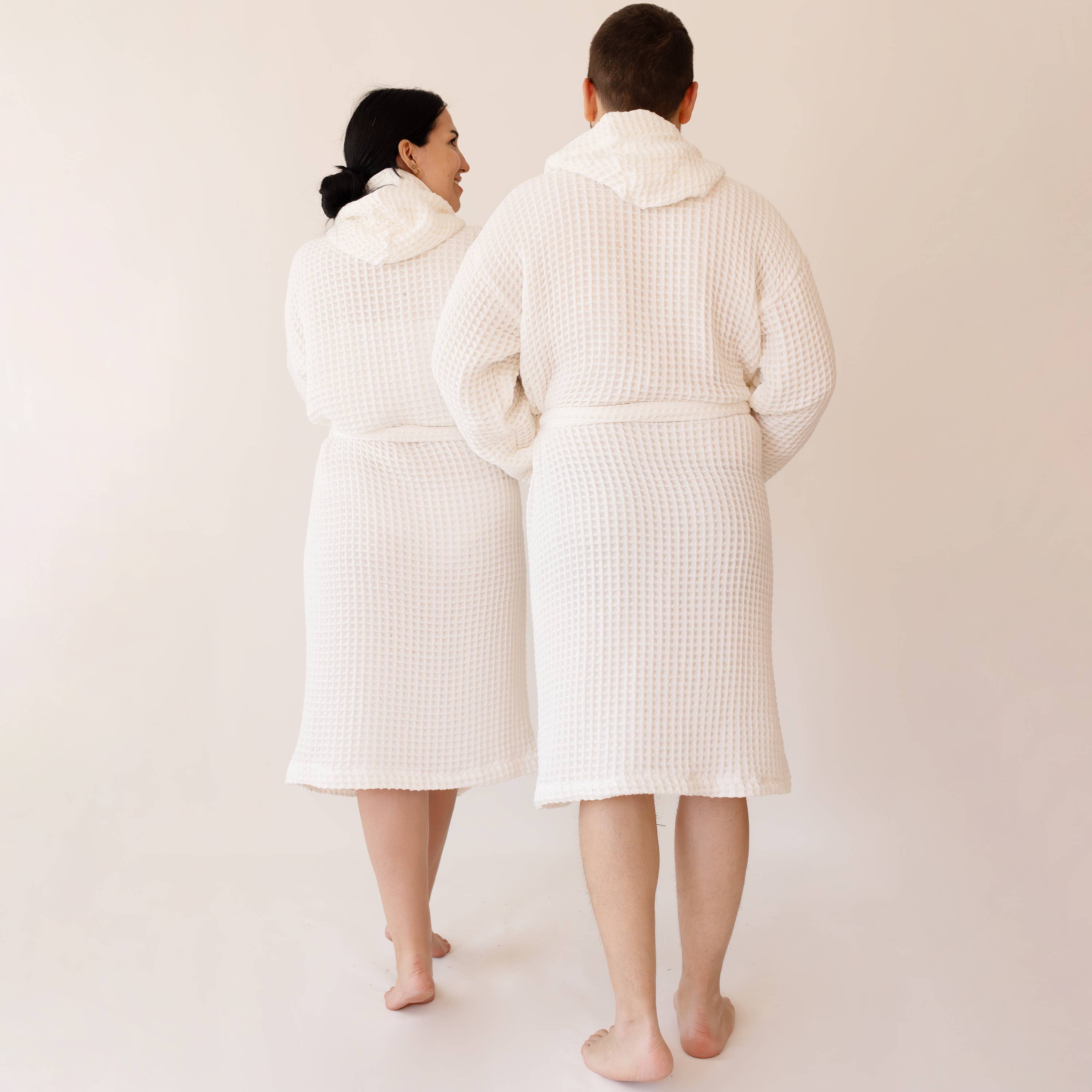 Vivamaison – Engroshandel Morgenkåbe - Unisex – Premium Vaflet Bomuld Badekåbe, Unisex Spa Komfort10