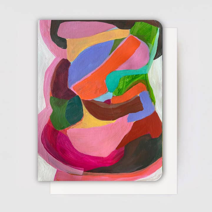 Färgglatt Abstrakt Gratulationskort - Tomt Inuti för wholesale av Michele Renee Atelier