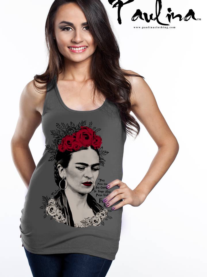 Glamour Frida Soft Racerback Tank for wholesale by Paulina Clothing