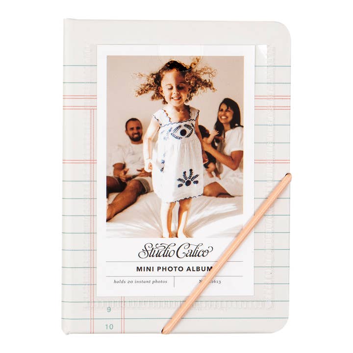 Pink Ledger Mini Photo Album for wholesale by Studio Calico