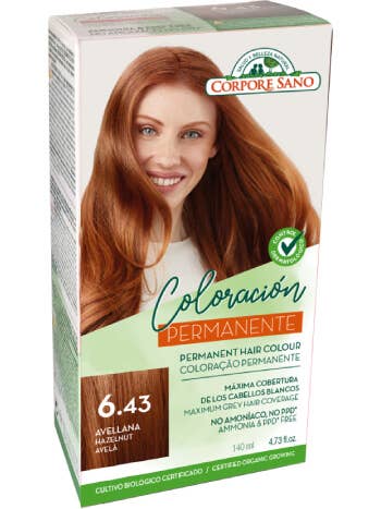 Permanent Hair Colour 140 mlNR. 6.43 – Hazelnut for wholesale by NaturVital & Corpore Sano
