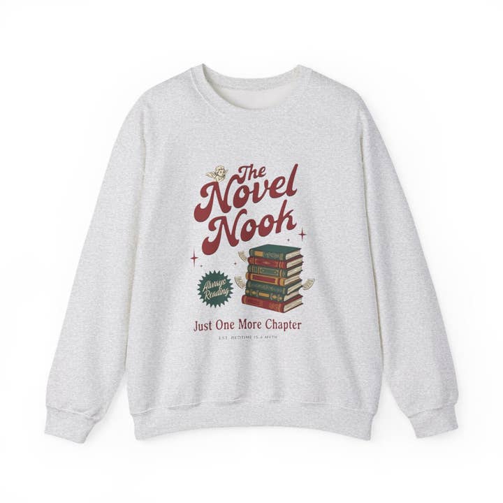 The Novel Nook Sweatshirt for wholesale by MagicMerchEmporium