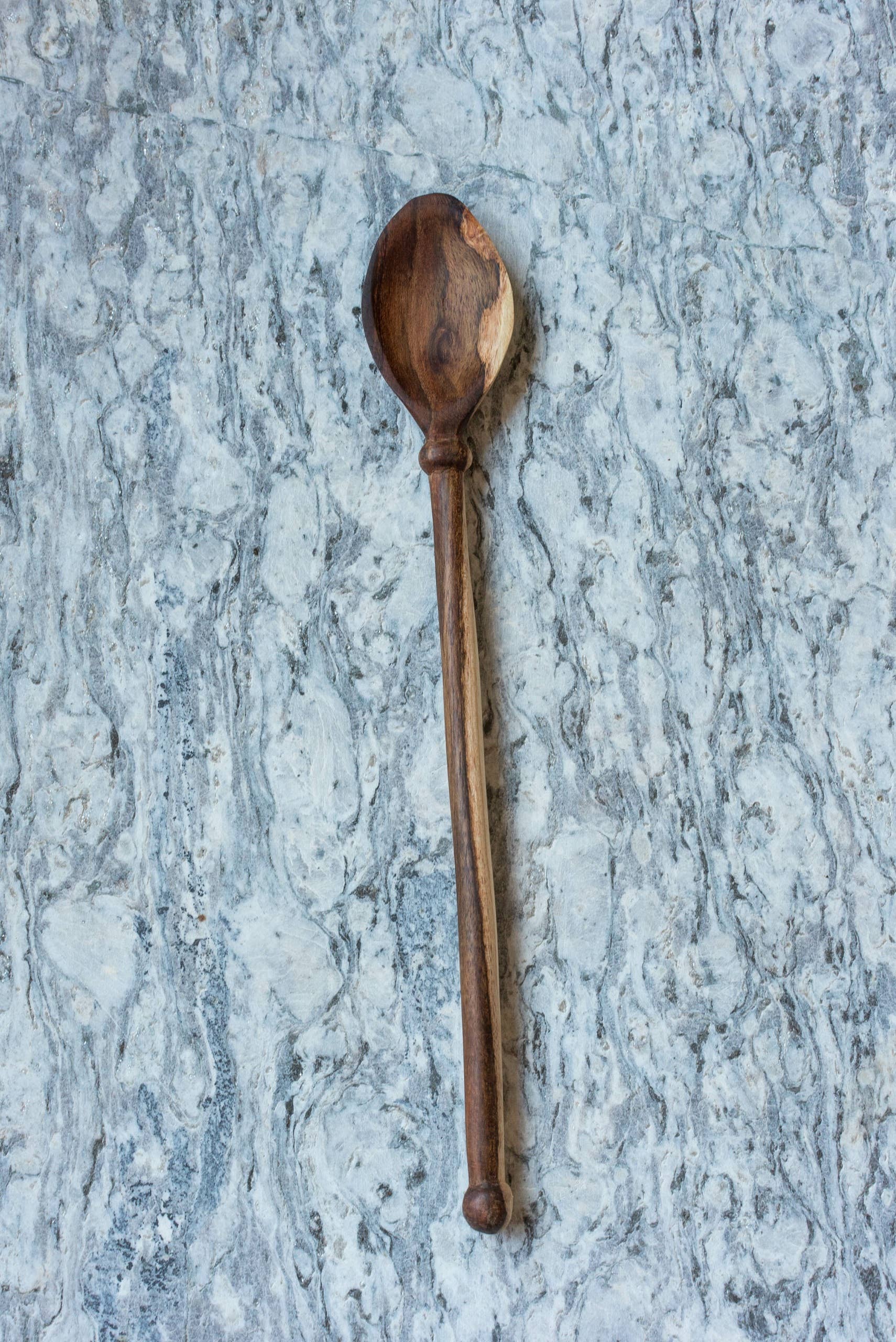 Azizi Life - Wholesale Kitchen Spoon - Hand Carved Wooden Spoon – Quinn Small Scoop0