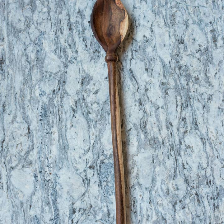 Azizi Life - Wholesale Kitchen Spoon - Hand Carved Wooden Spoon – Quinn Small Scoop