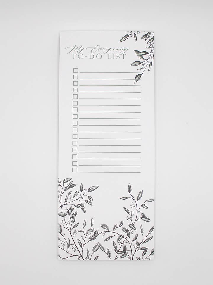 Ever-growing To-Do List Notepad for wholesale by Rust Belt Love Paperie