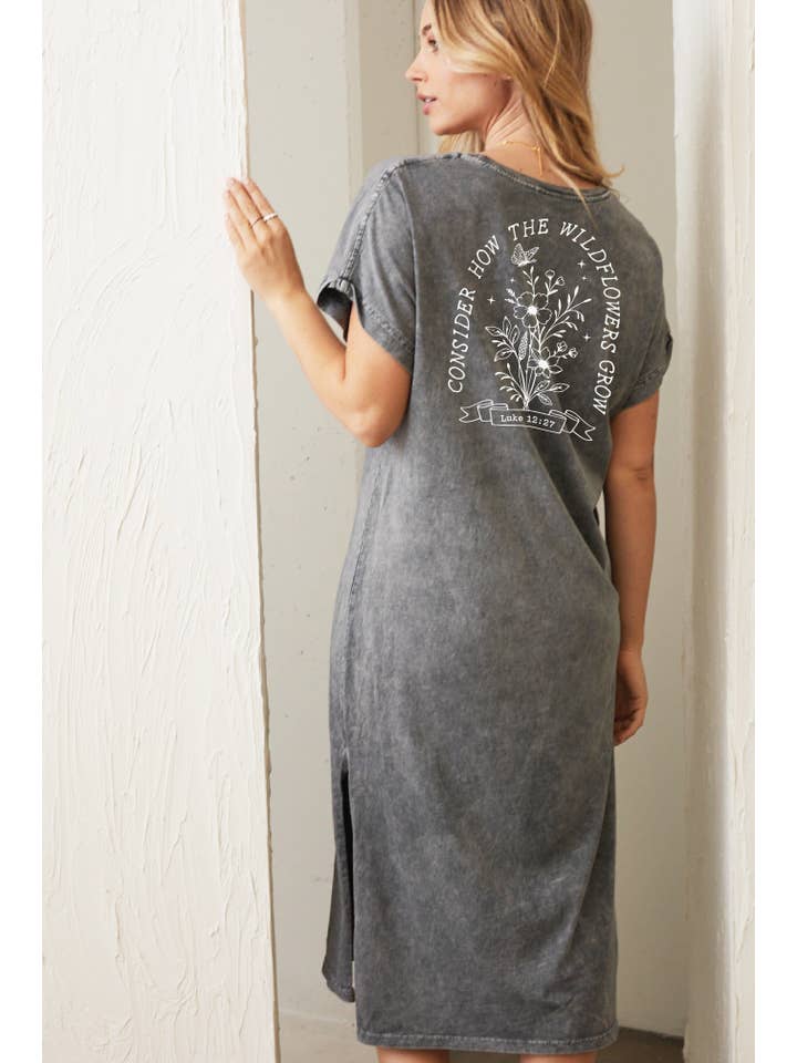 OAT COLLECTIVE - Wholesale Dress - Women's - CONSIDER HOW Mineral Graphic Dress1