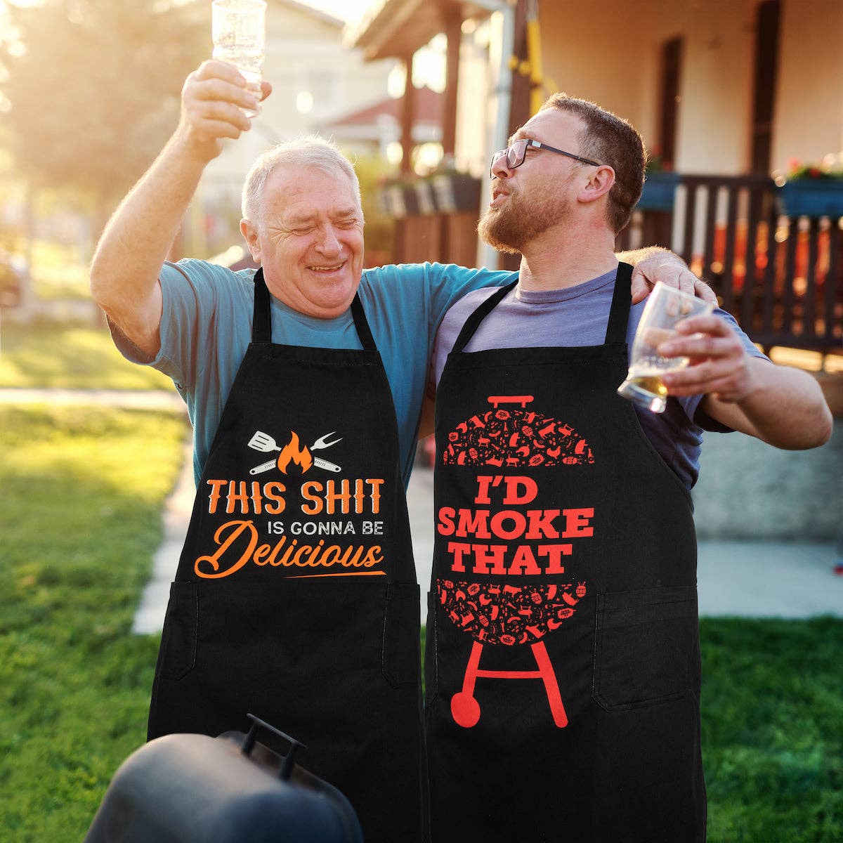 Lavley - Wholesale Apron - I'd Smoke That Apron - Funny Grilling Apron4
