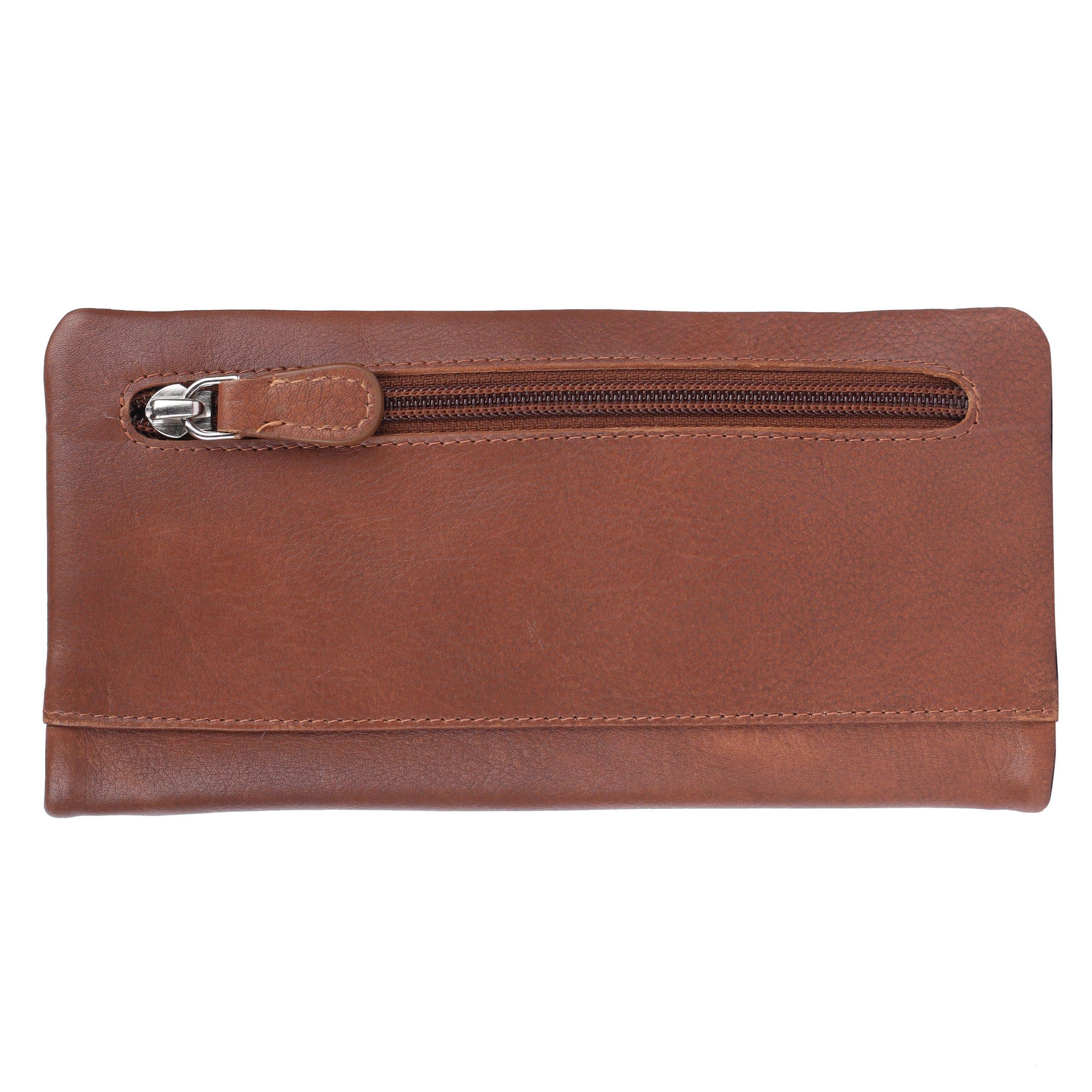 SLIDEUP – wholesale Wallet – Women's – Upbeat Leather Wallet-Tan2