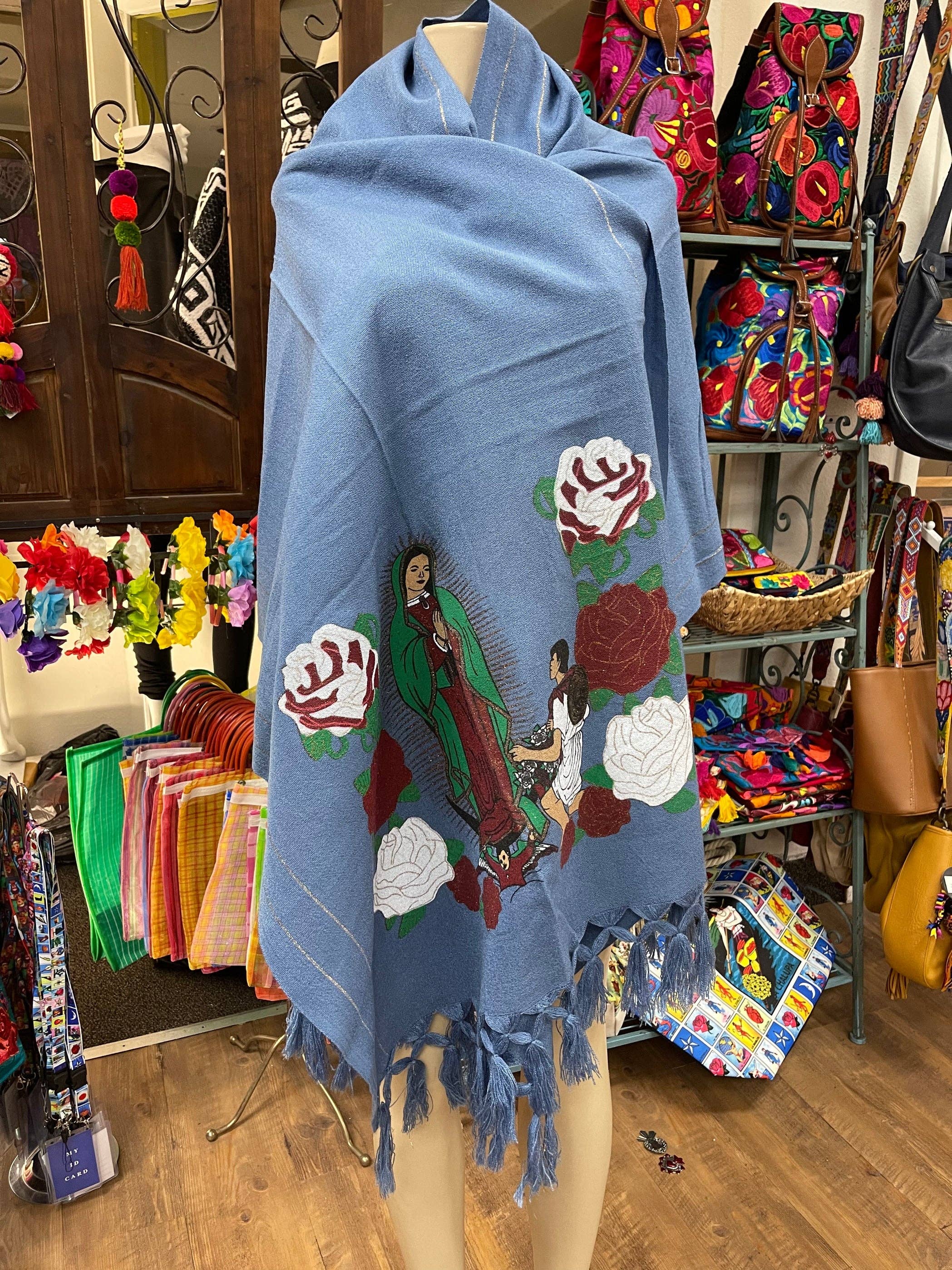 Cielito Lindo - Wholesale Wrap - Women's - Our Lady of Guadalupe Shawl4