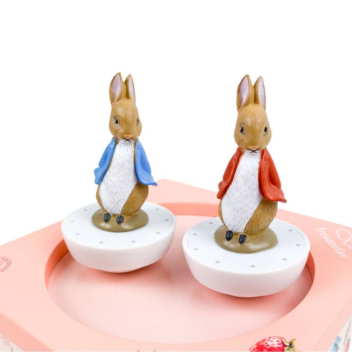 TROUSSELIER SAS - Wholesale Music Box - Kids & Baby - Dancing Peter Rabbit© Music Box Strawberries - Easter