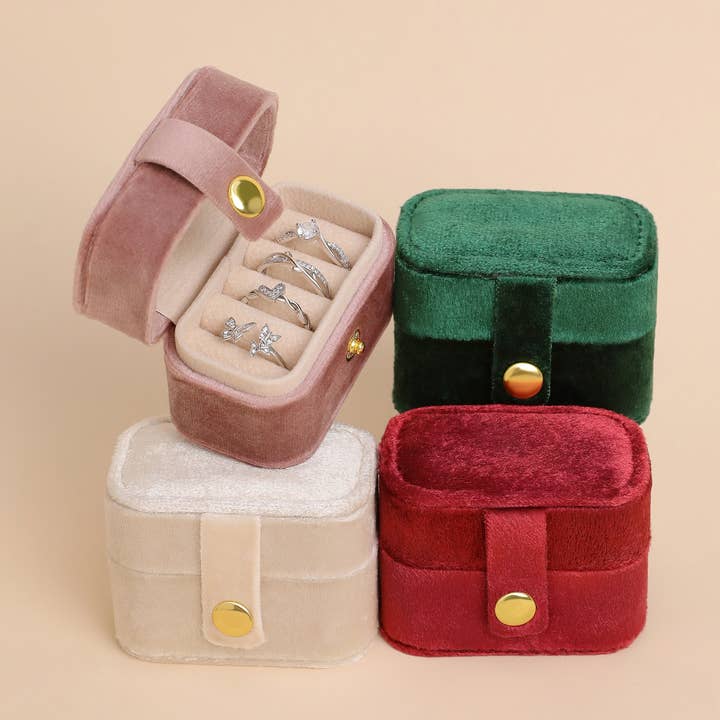 Mini Velvet Jewelry Box for wholesale by Meissa Jewelry