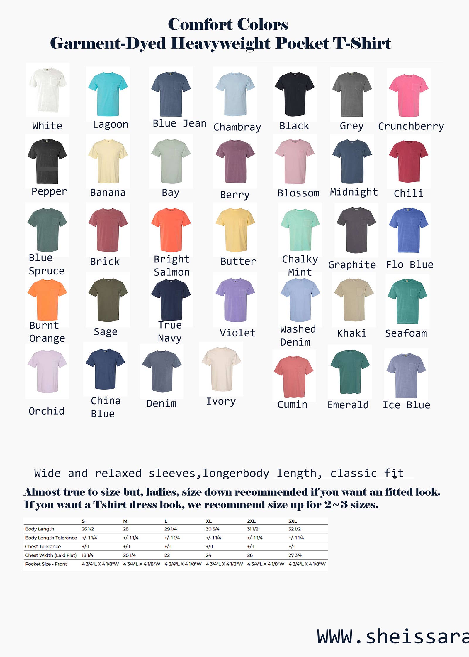 One Nine – Großhandel T-Shirt – Damen – Embroidery Ghost Halloween Comfort Colors T-Shirt//Taschen-T-Shirt 4