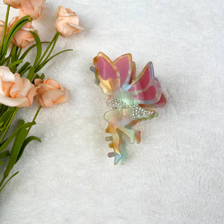 TheDivaSoap - Wholesale Hair Clip - Women's - Lovely flower fairy hair claw clip