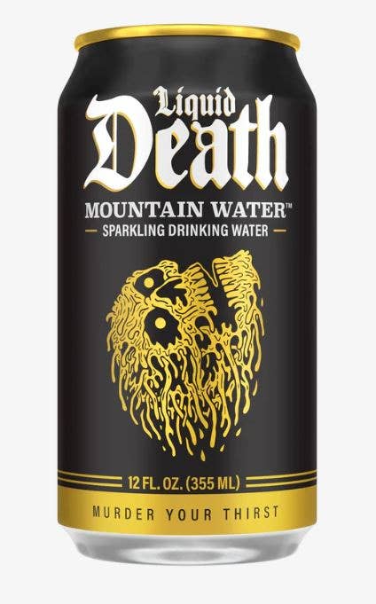 Grandpa Joe's Candy Shop - Wholesale Sparkling Water - Liquid Death Mountain Sparkling Water, 12 fl oz, 6ct1