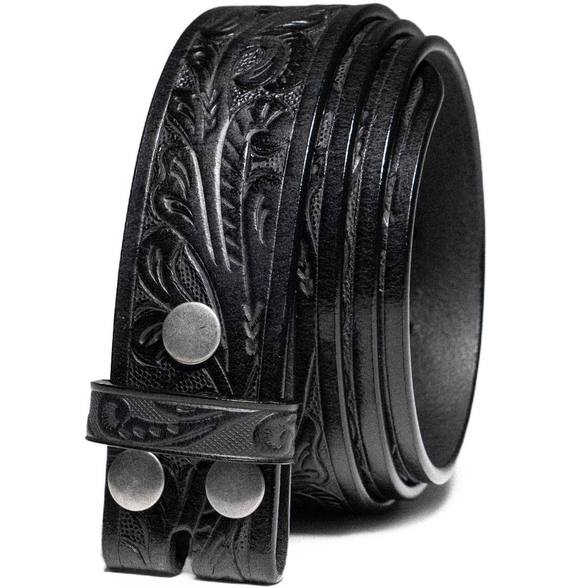 Fabio Valenti - Vendita all'ingrosso Cintura - Uomo - Cintura da uomo in vera pelle con cinturino a scatto senza fibbia0