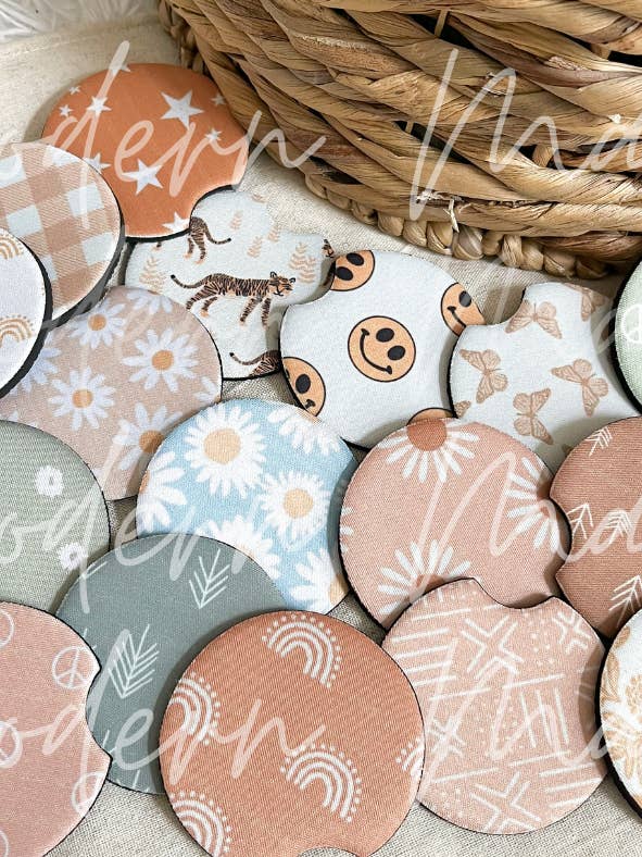 Sous-verres Boho Car | Custom | Accessoire de voiture pour la vente par Modern Mama