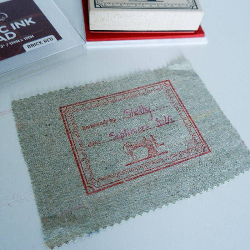 Permanent Fabric Ink Pad - Black for wholesale on Faire3