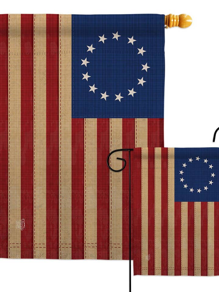 Heritage Betsy Ross Americana Amerikaanse historische Amerikaanse decorvlag voor wholesale door Two Group Flag Co