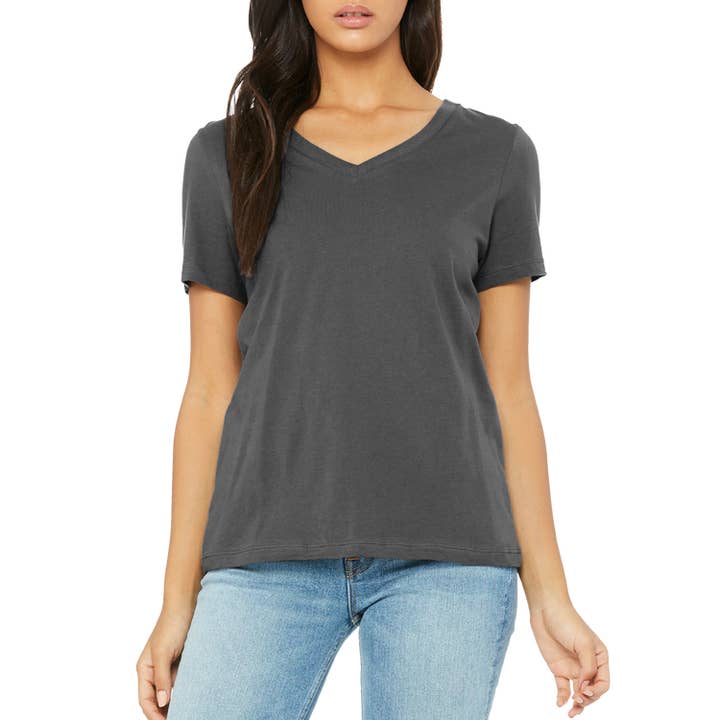 Galaxy By Harvic - Wholesale T-Shirt - Women's - Women's Loose Fitting Short Sleeve V-Neck Tee5