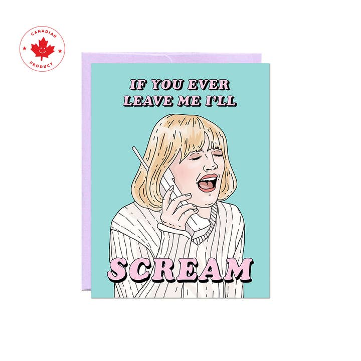 Party Mountain Paper co. - Wholesale Valentine's Day Card - Drew Scream | Last Chance