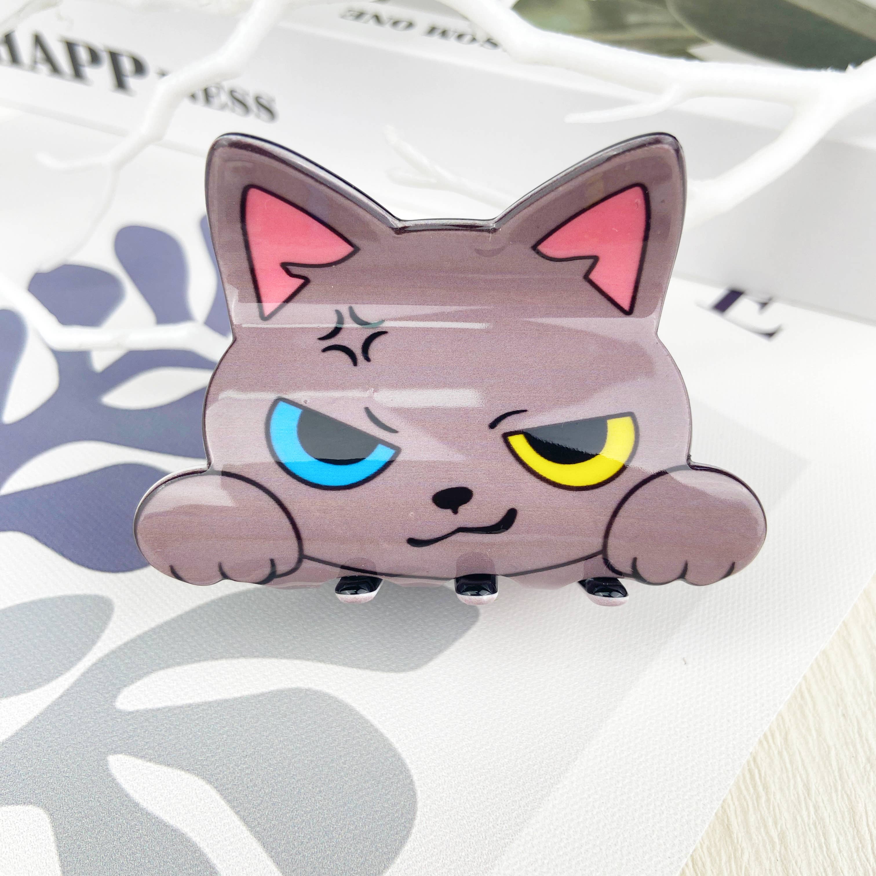 mildstyles - Vendita all'ingrosso Fermaglio per capelli - Donna - Grazioso fermaglio per capelli di gatto in cartone2