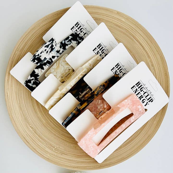 Tiny Gift Society - Wholesale Hair clip – Women’s - XXL Claw Clip | Big Clip Energy | Funny Thick Hair Claw Clip5