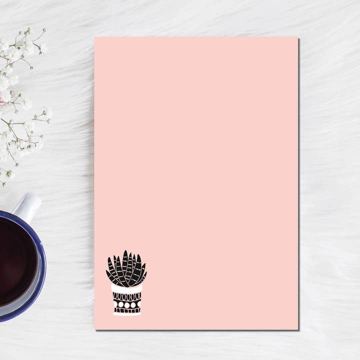 Bloco de notas de cacto rosa por atacado de My Paper Box